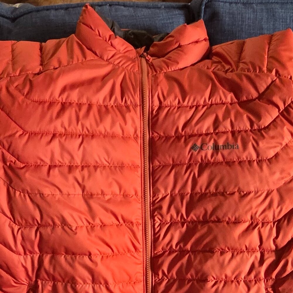 Columbia Men's Omni-Heat puffer jacket - Orange